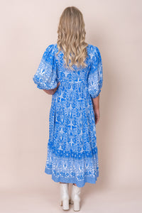 Lucianna Dress in Blue