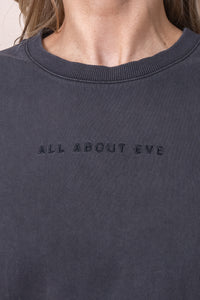 AAE Washed Tee in Washed Black - All About Eve