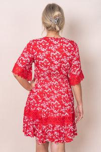 Everly Dress in Red