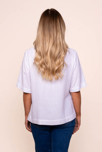 Harper S/S Top in White