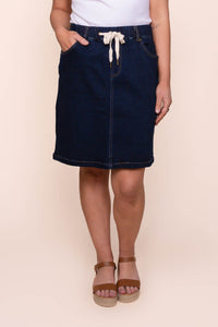 Rio Skirt in Indigo Denim - Foxwood