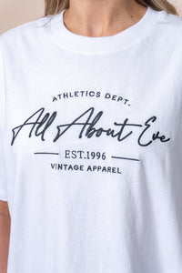 Classic Tee in White - All About Eve