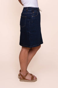 Rio Skirt in Indigo Denim - Foxwood