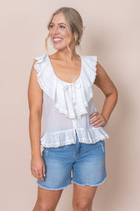 Edna Top in White