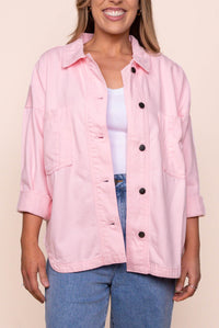 Dale Shacket in Pink - All About Eve