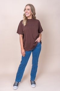 Classic Tee in Brown - All About Eve