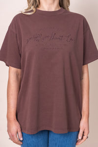 Classic Tee in Brown - All About Eve