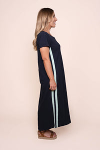 Recovery Dress in Navy and Mint - Foxwood