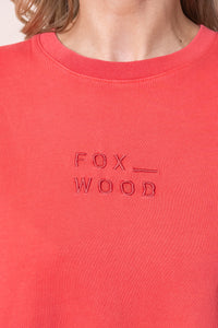 Huntleigh Oversized Tee in Cayenne - Foxwood