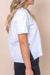 AAE Washed Tee in White - All About Eve