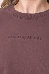 AAE Washed Tee in Brown - All About Eve