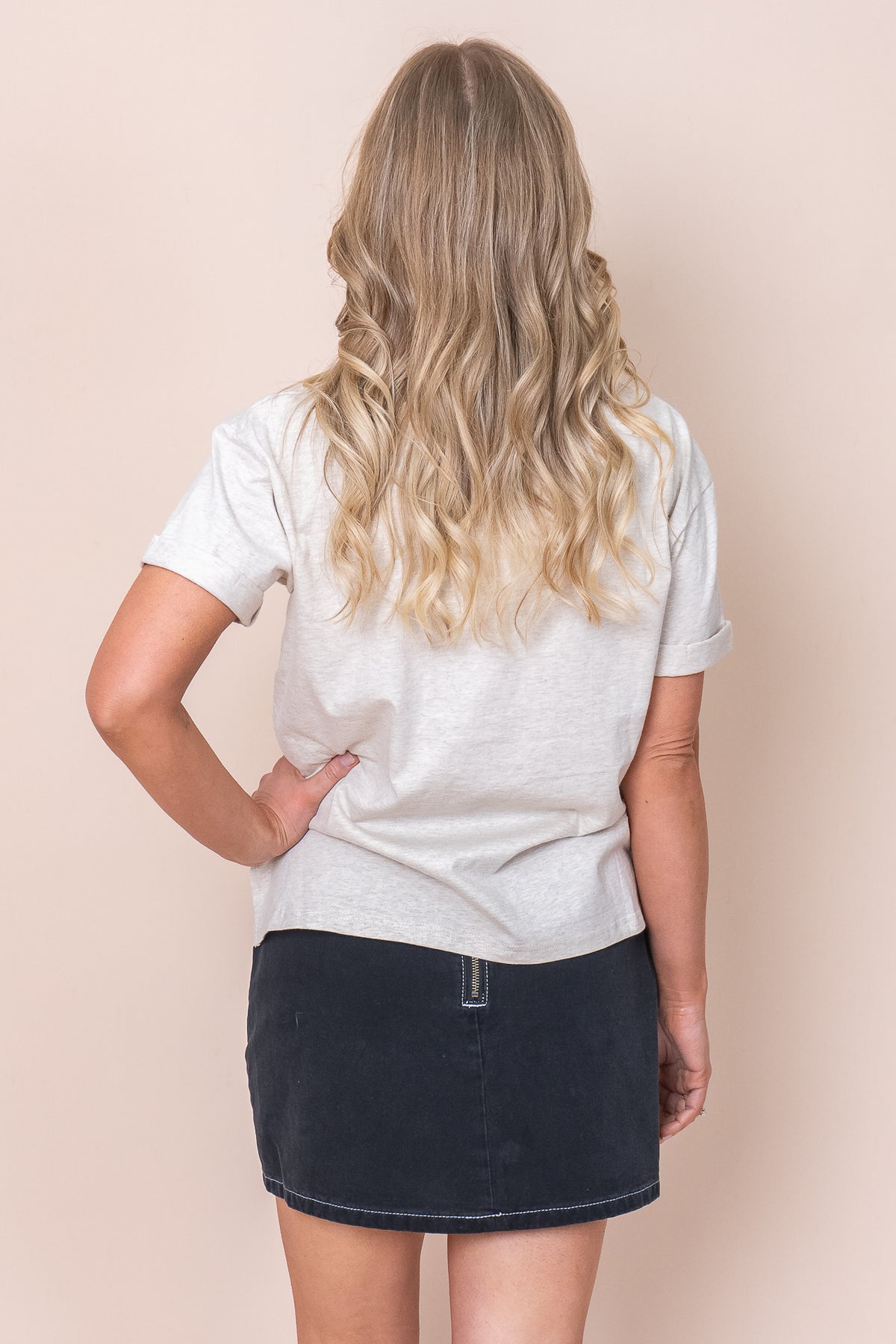 AAE Washed Tee in Oat - All About Eve