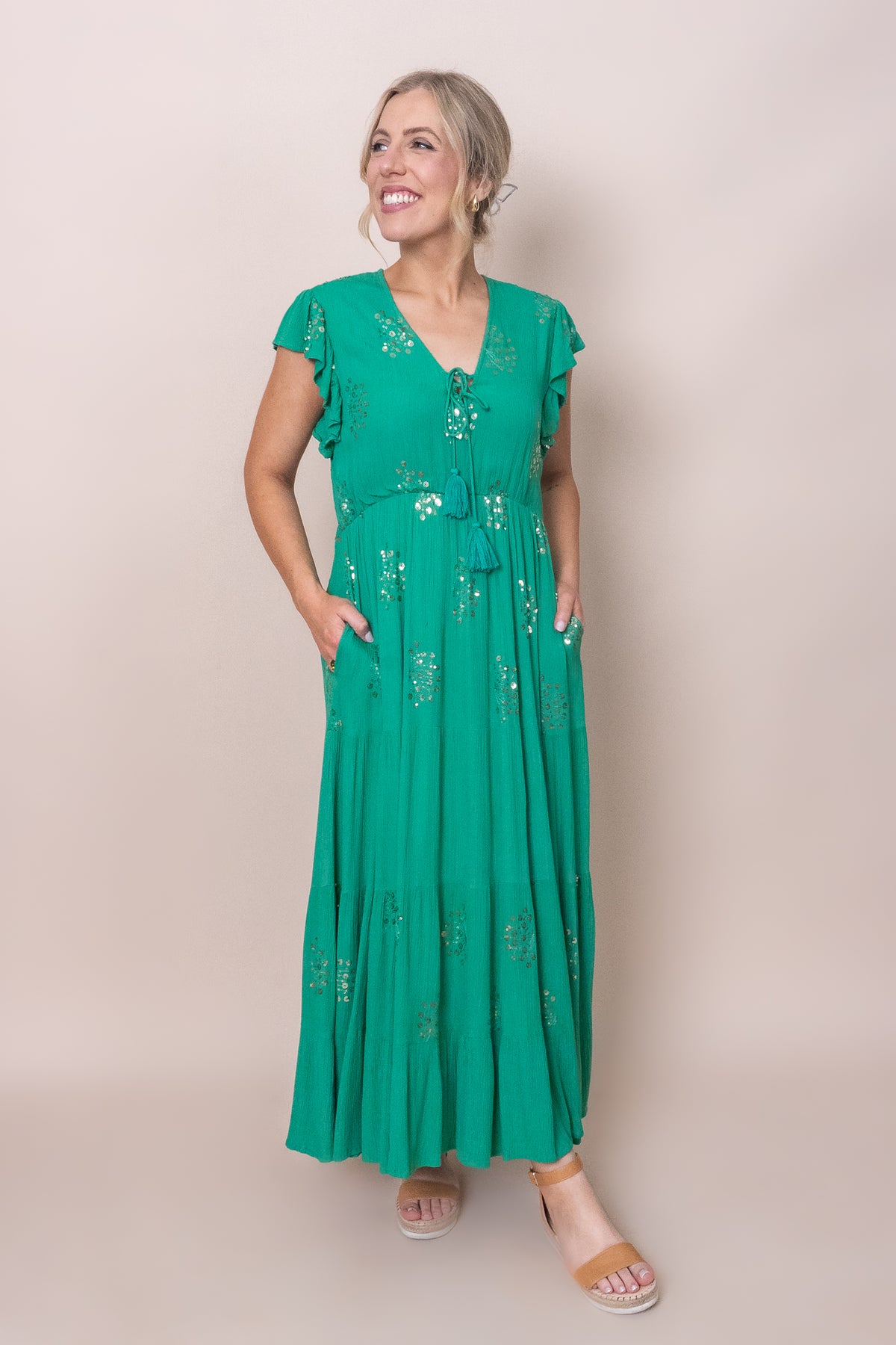 Neri Dress in Green