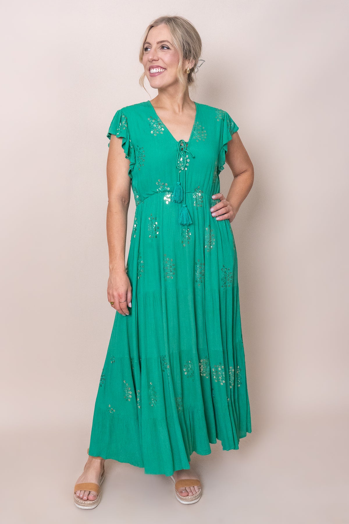 Neri Dress in Green