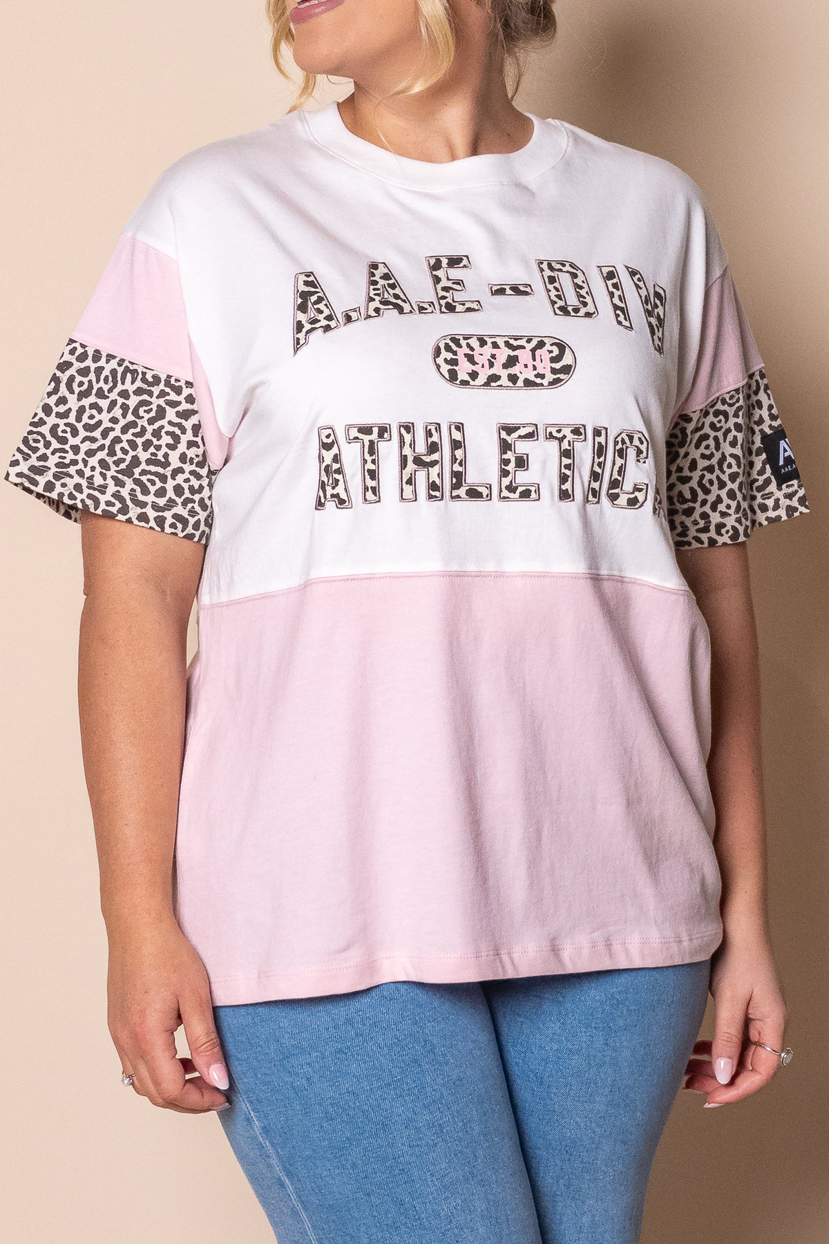 Nico Panel Relaxed Tee in Vintage White - All About Eve