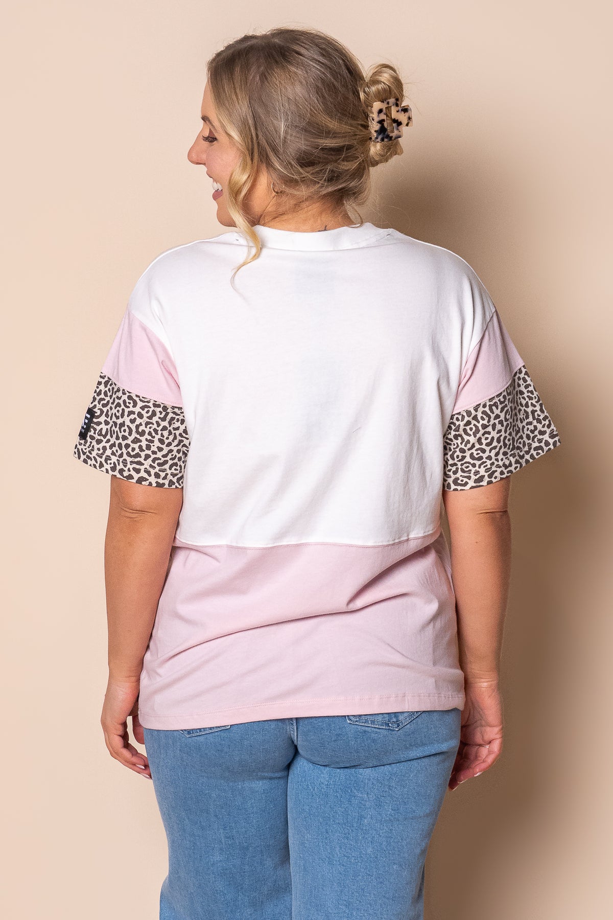 Nico Panel Relaxed Tee in Vintage White - All About Eve