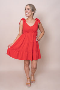 Ornella Dress in Red