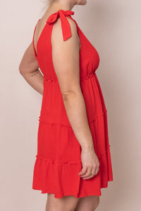 Ornella Dress in Red