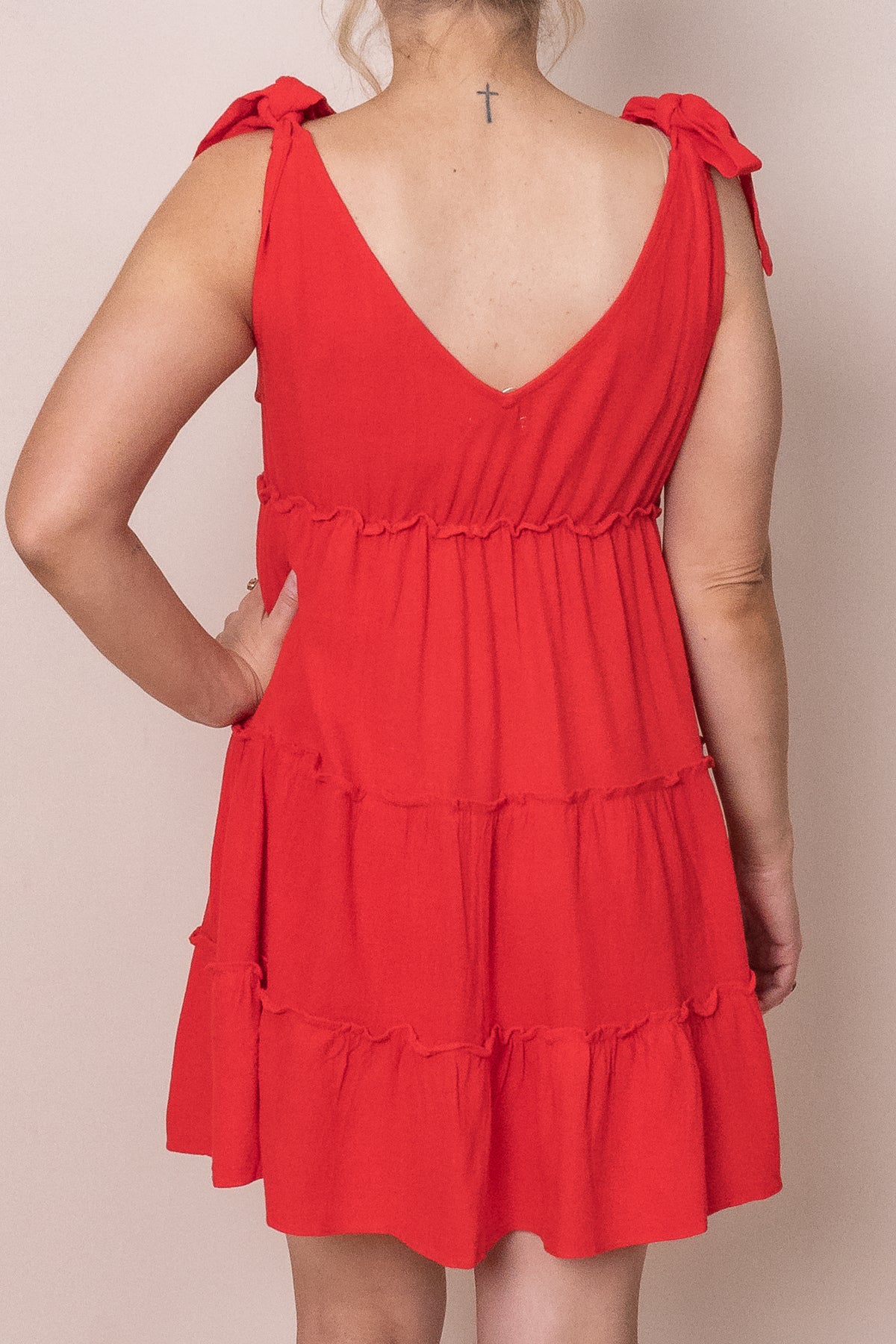 Ornella Dress in Red