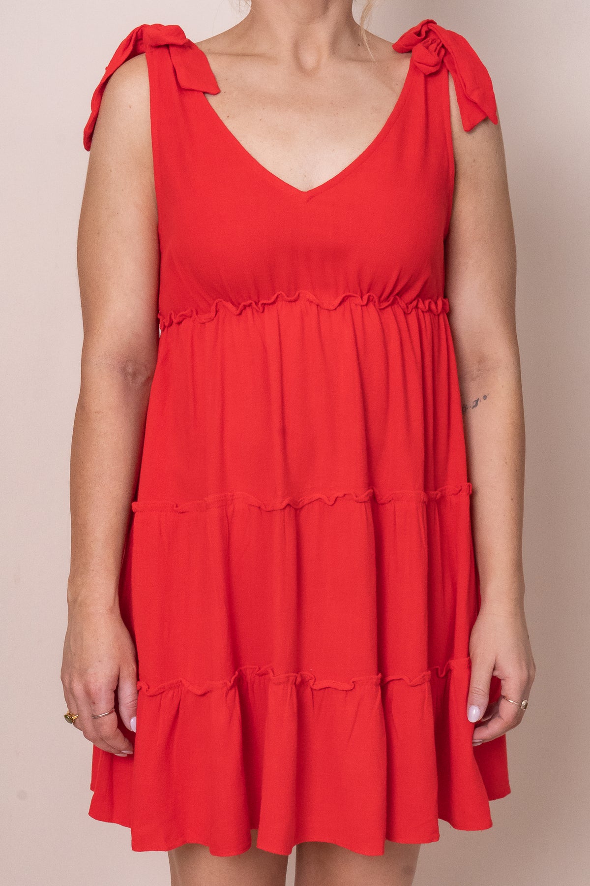 Ornella Dress in Red