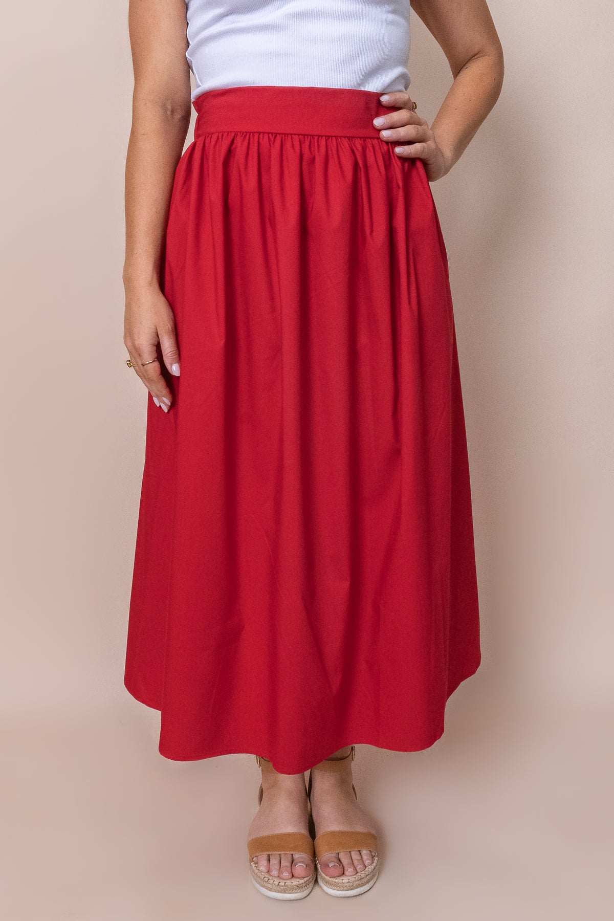 Rachel Skirt in Red