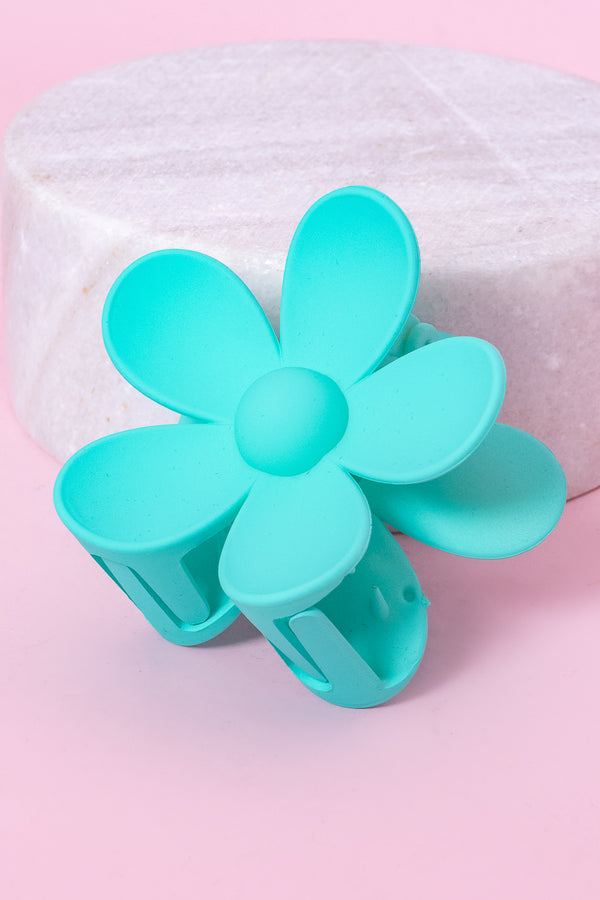 Flower Hairclip in Turquoise