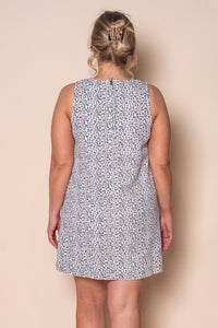 Inka Denim Mini Dress in White