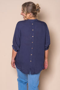 Perlina Top in Navy