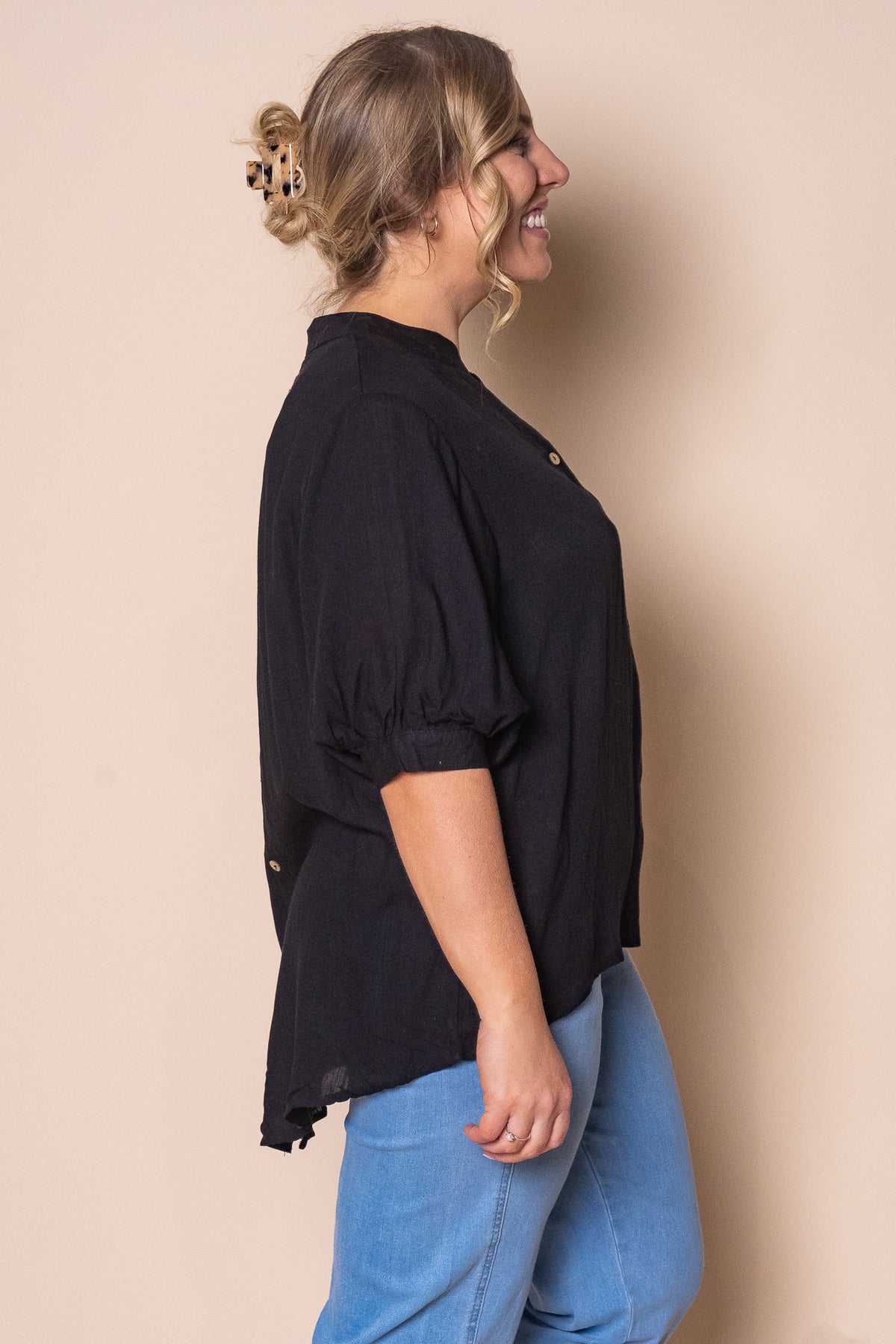 Perlina Top in Black