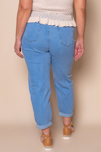 Téa Barrel Jeans in Light Blue