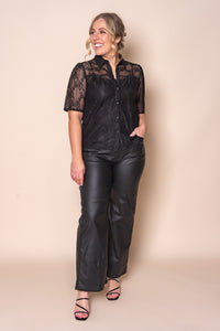 Naya Lace Top in Black