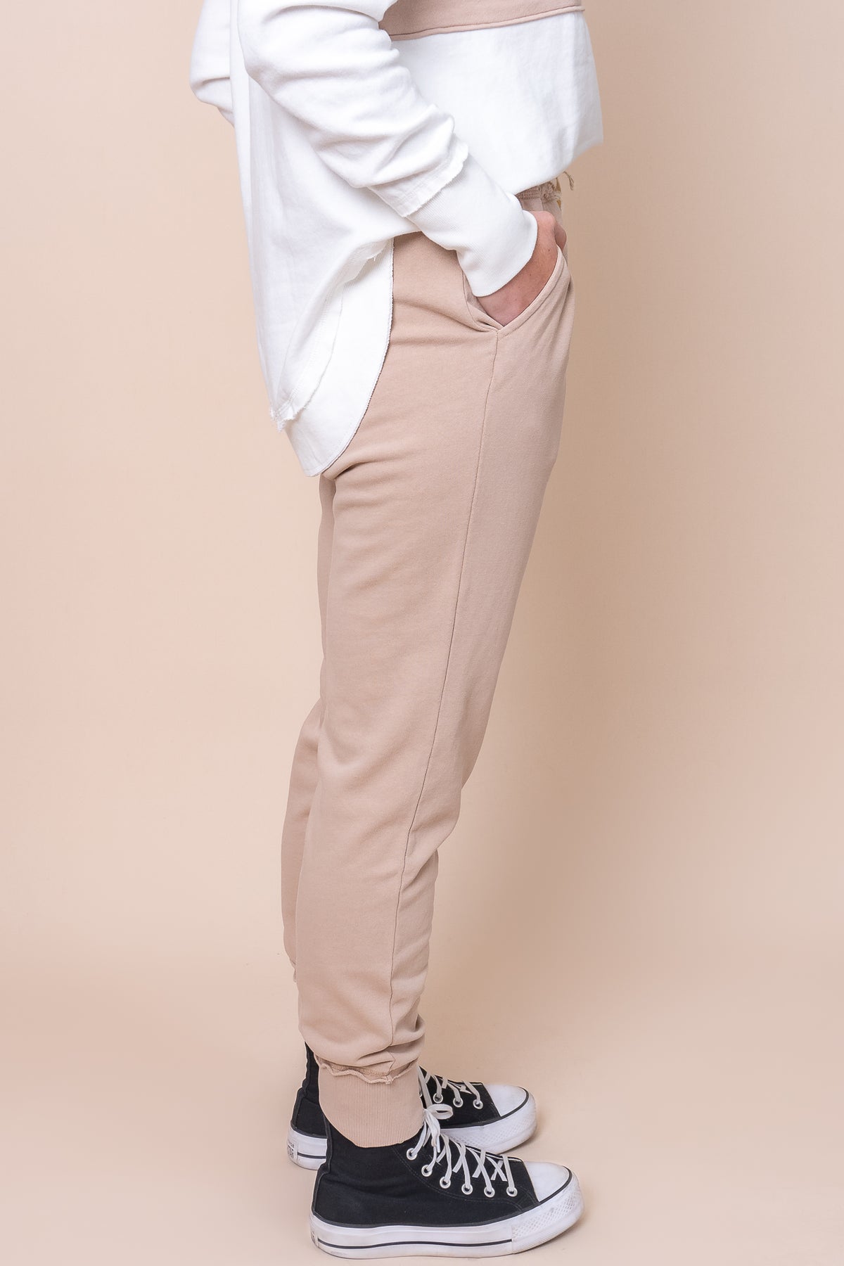 Simplified Pant in Oatmeal - Foxwood