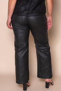 Fantasia Coated Pants in Black