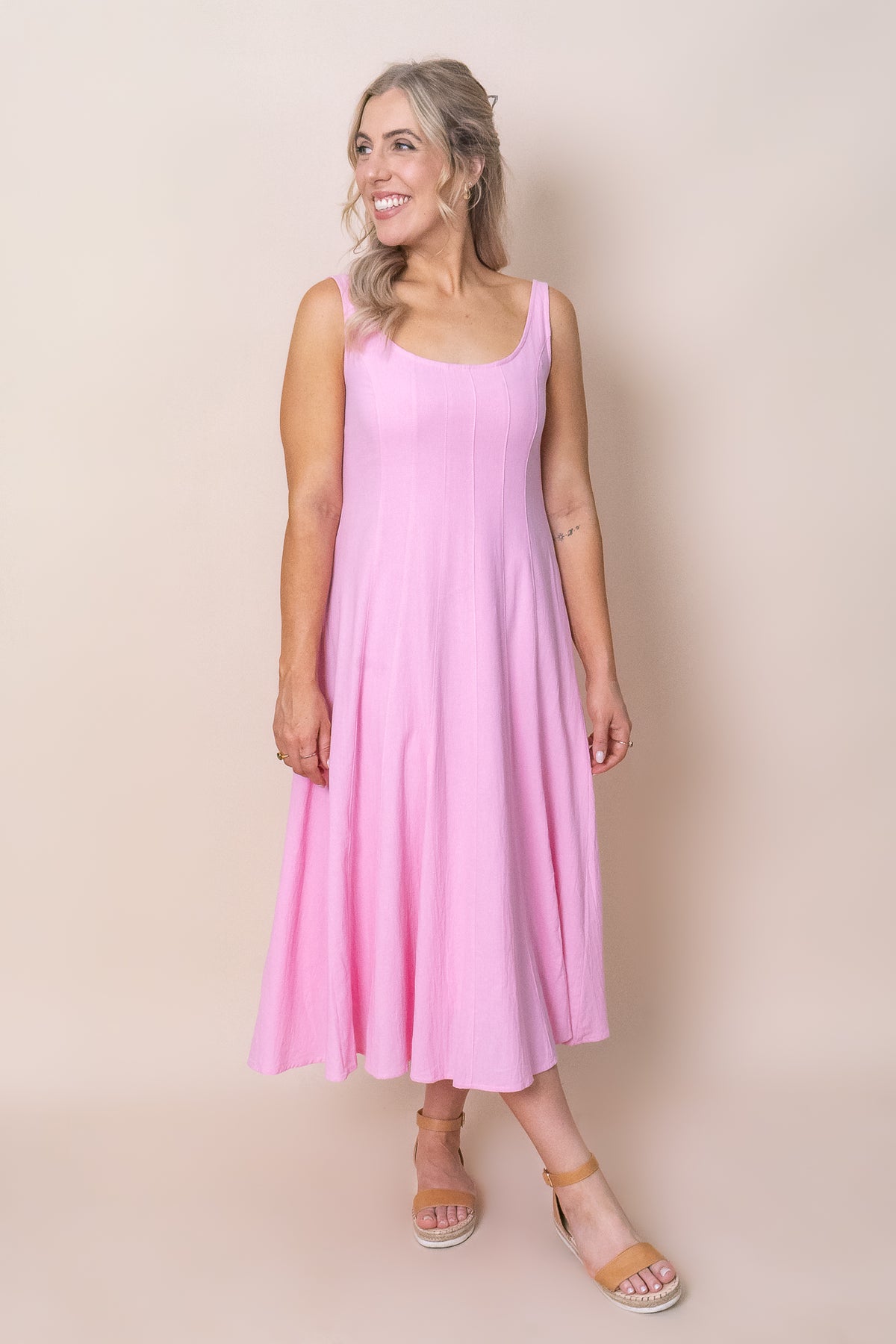 Cassia Dress in Pink