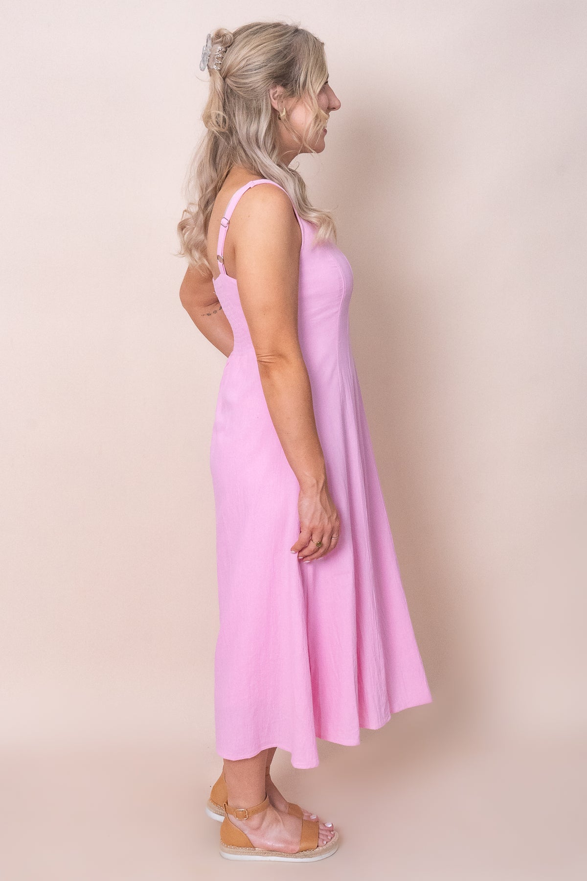 Cassia Dress in Pink