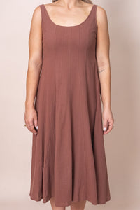 Cassia Dress in Chocolate