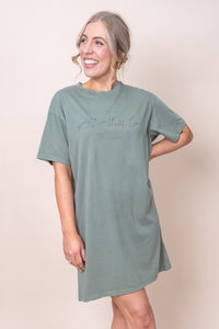 Classic Tee Dress in Khaki - All About Eve