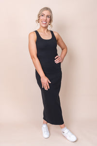 Hazel Maxi Dress in Black - Silent Theory