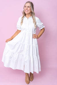 Hattie Dress in White