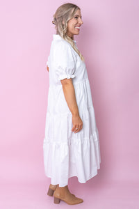 Hattie Dress in White