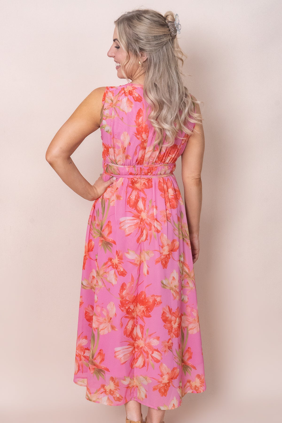 Beatrix Dress in Pink