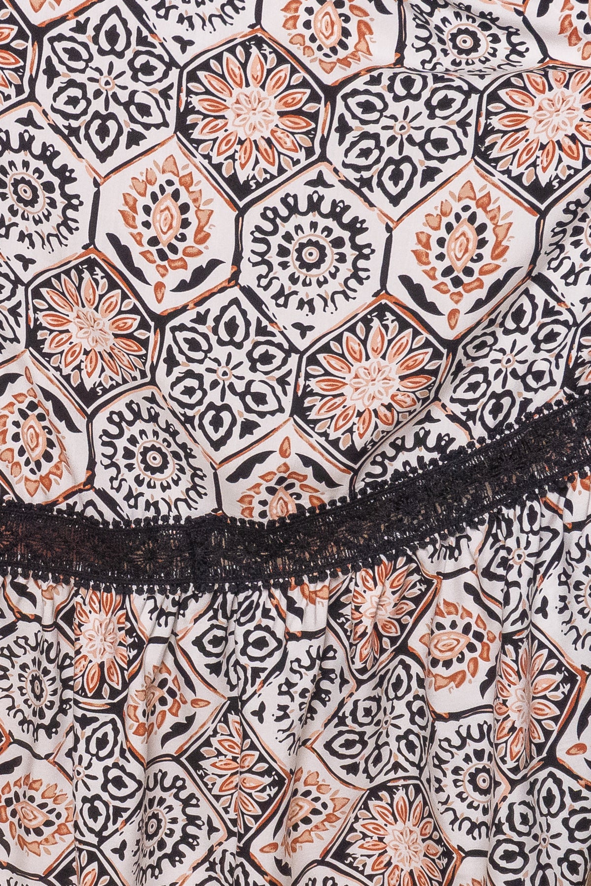 Sereia Maxi Dress in White Multi