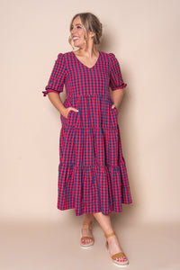 Romy Midi Dress in Watermelon