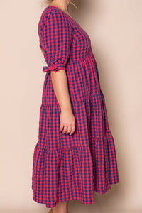 Romy Midi Dress in Watermelon