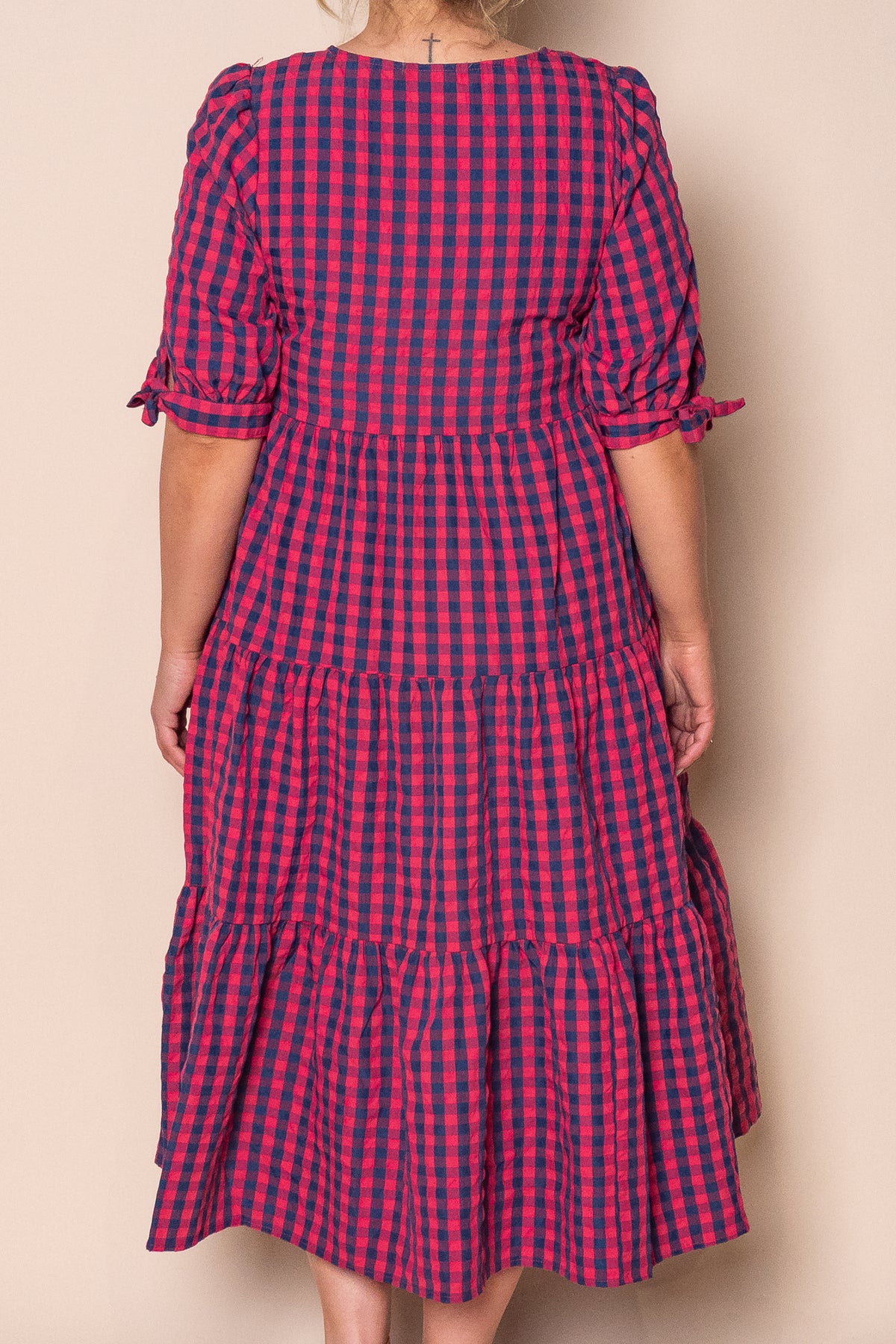 Romy Midi Dress in Watermelon