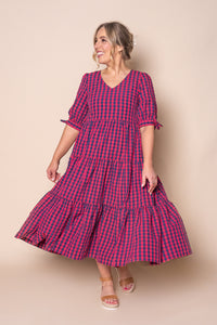 Romy Midi Dress in Watermelon