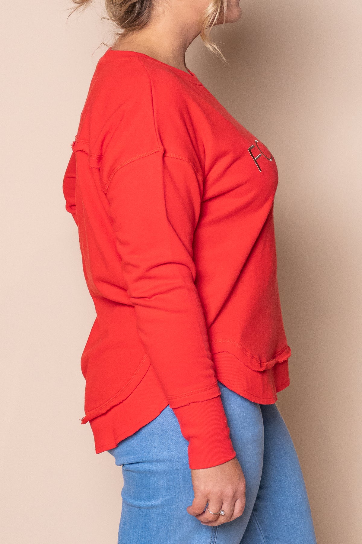 Simplified Metallic Crew in Red - Foxwood