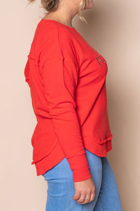 Simplified Metallic Crew in Red - Foxwood