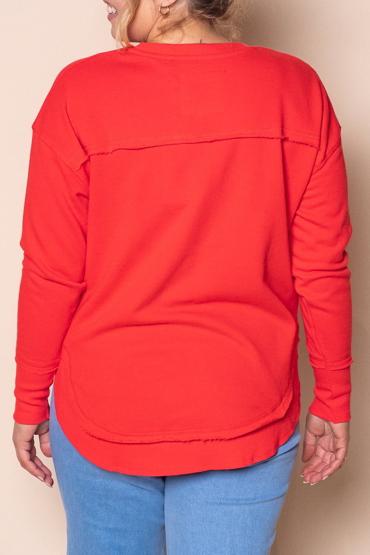 Simplified Metallic Crew in Red - Foxwood