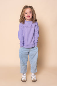 Kids Simplified Crew in Lavender - Foxwood